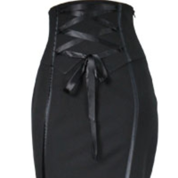 💥LAST ONE✨ Corset Lace High Waist Long Skirt PLUS - Picture 7 of 9